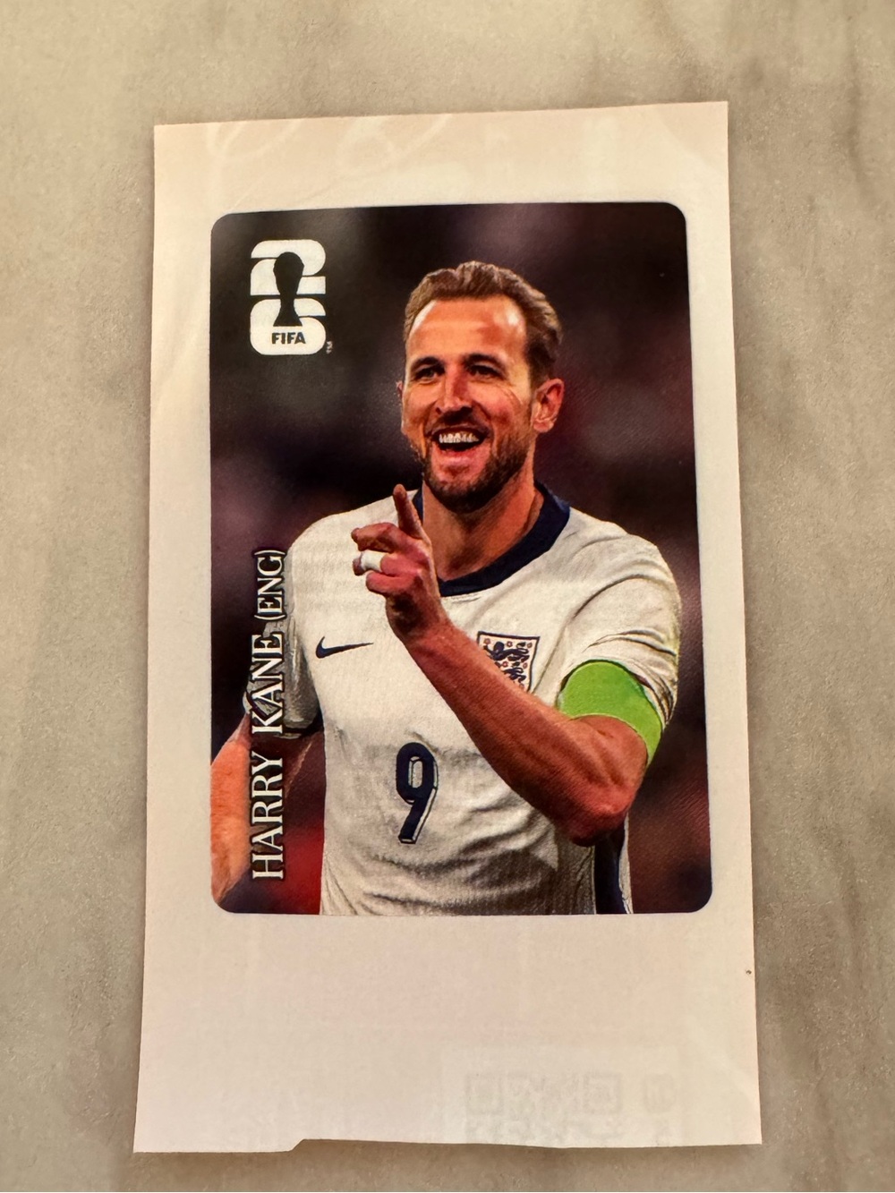 Coca-Cola Panini FIFA World Cup 2026 Promo Sticker - Harry Kane (ENG)